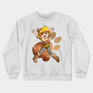 The Girl of Squirrel Crewneck Sweatshirt